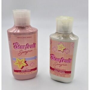 Bath & Body Works Starfruit Sangria 2 pc Set | Body Lotion & Body Wash Sealed